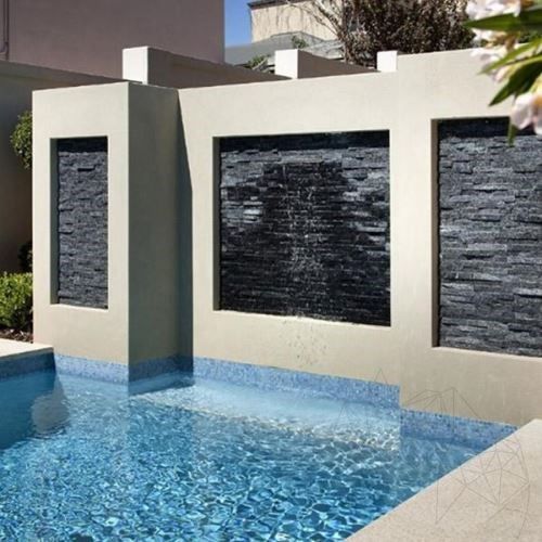 Marmura Panel Catania Black 15 x 60 cm