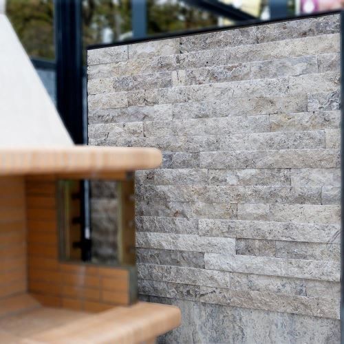 Travertin Silver Scapitat 5 cm x LL x 2.2 cm