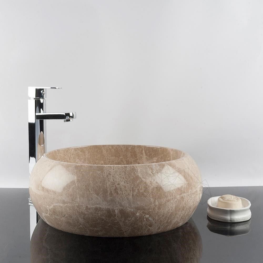 Chiuveta Matia мрамор Light Emperador RS-21 41 x 33.5 x 15 cm