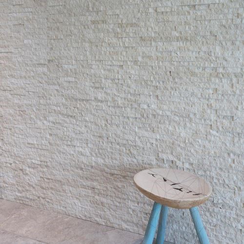 Mozaic Marmura Burdur Beige Scapitata 2.5 x 10 cm