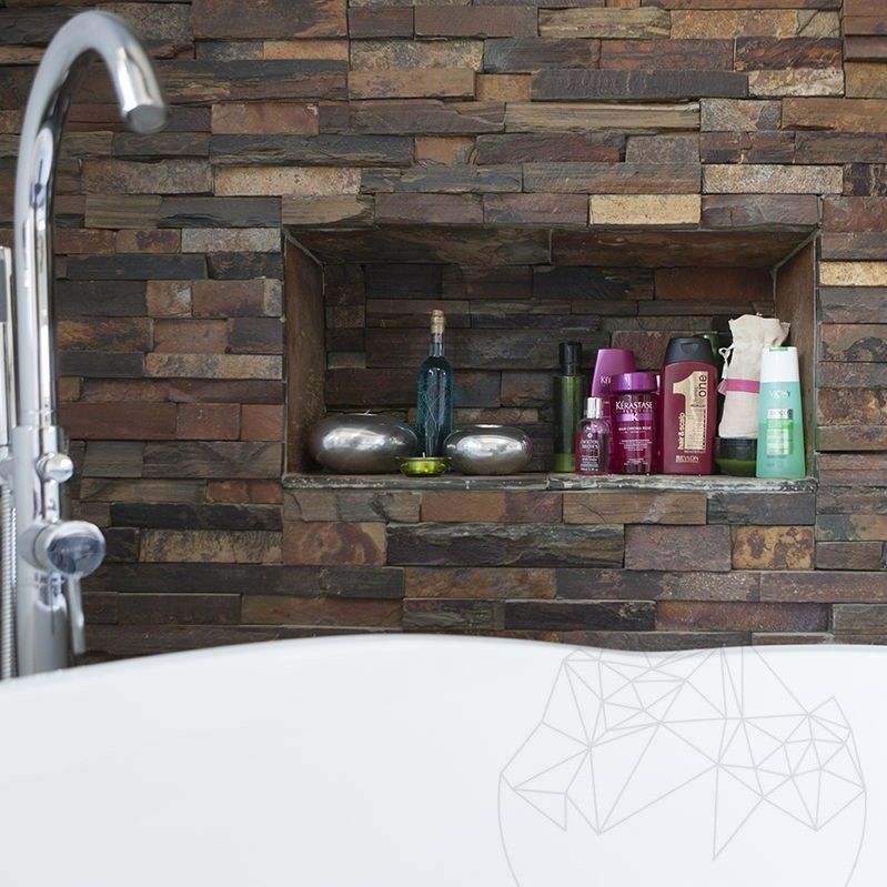 Panel Ardezie Brown 15 x 60cm